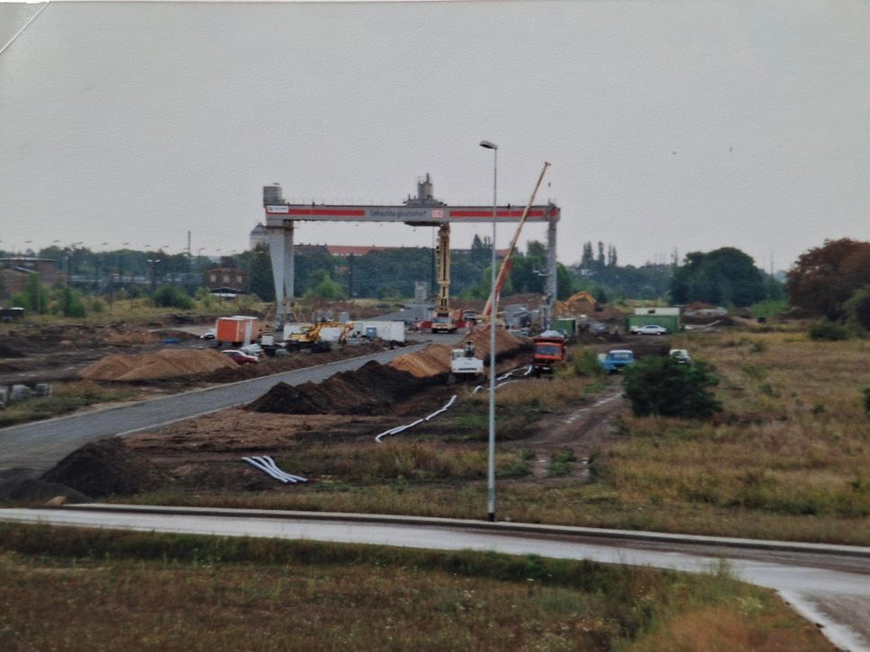 2001 Leipzig erste Bauphase